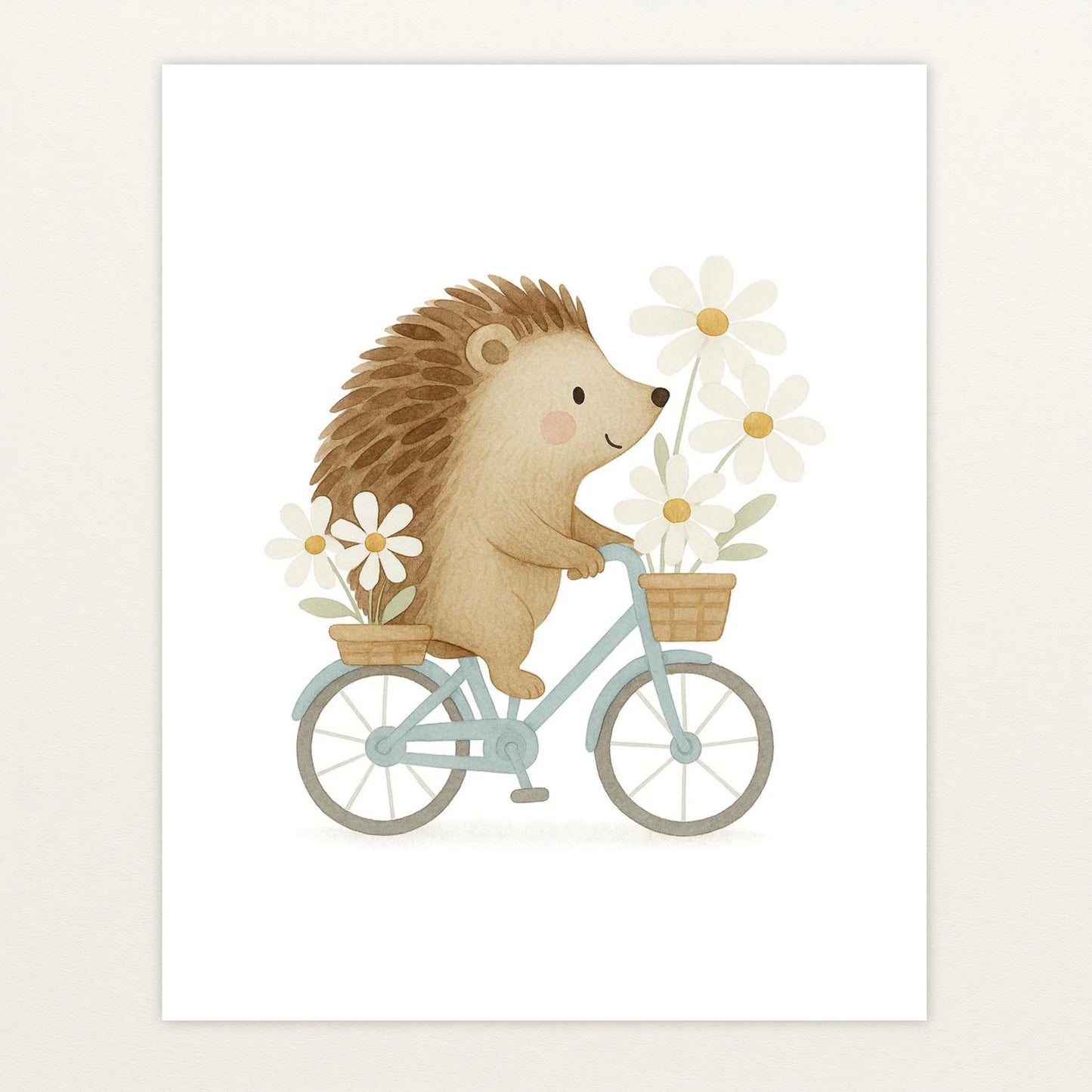 Iggi der Igel - Motiv: "Frühling" Poster von tinylearner