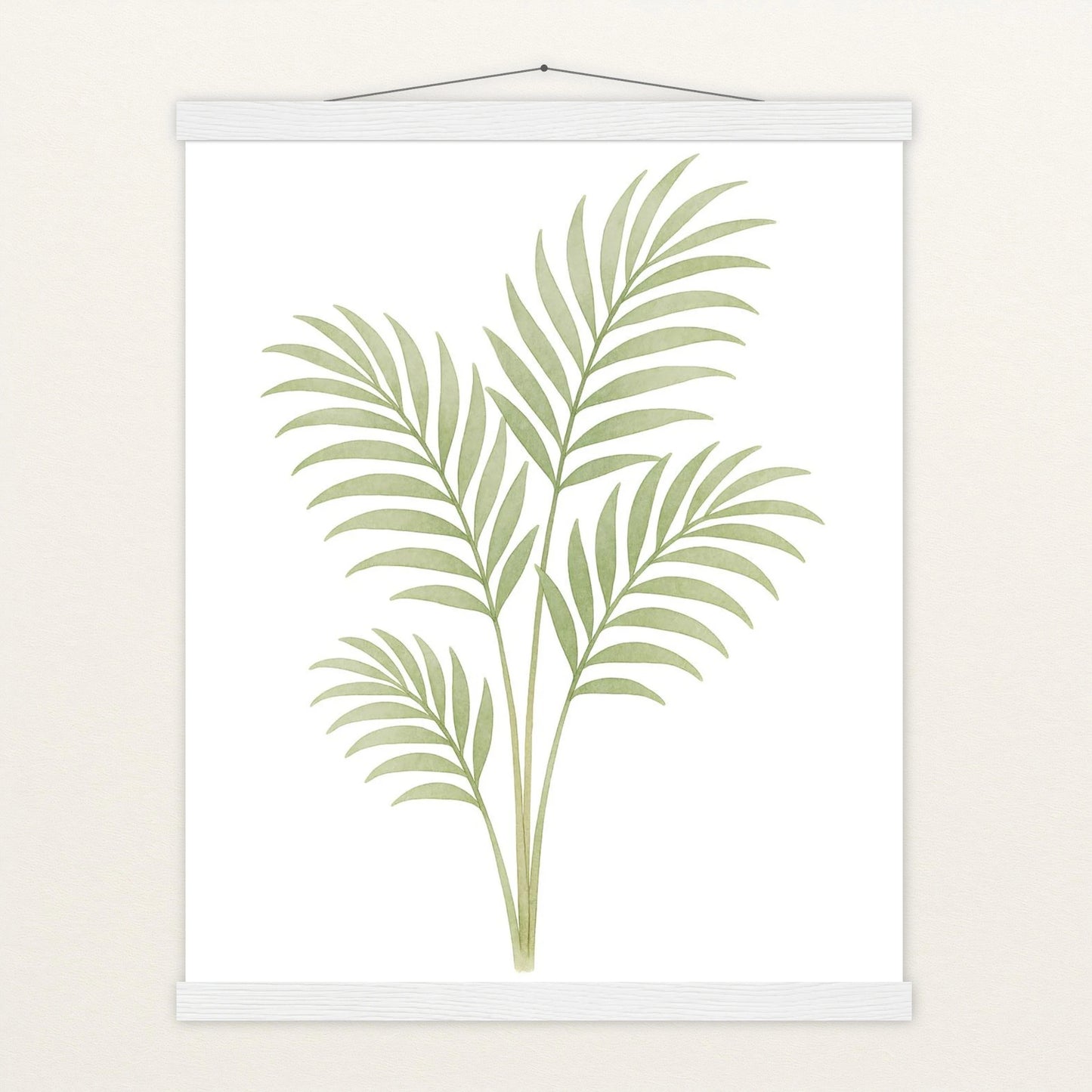 Howea-Blatt Poster mit Leisten von tinylearner