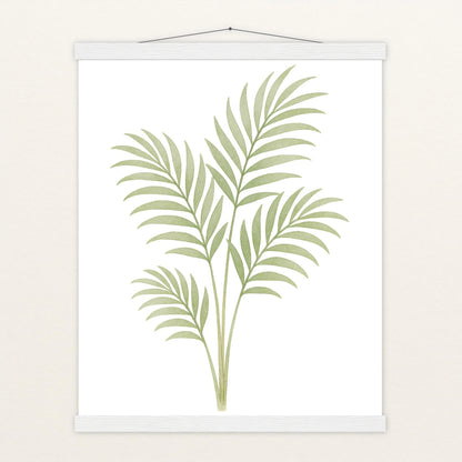 Howea-Blatt Poster mit Leisten von tinylearner