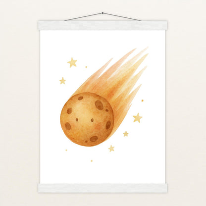 Asteroid Poster mit Leisten von tinylearner