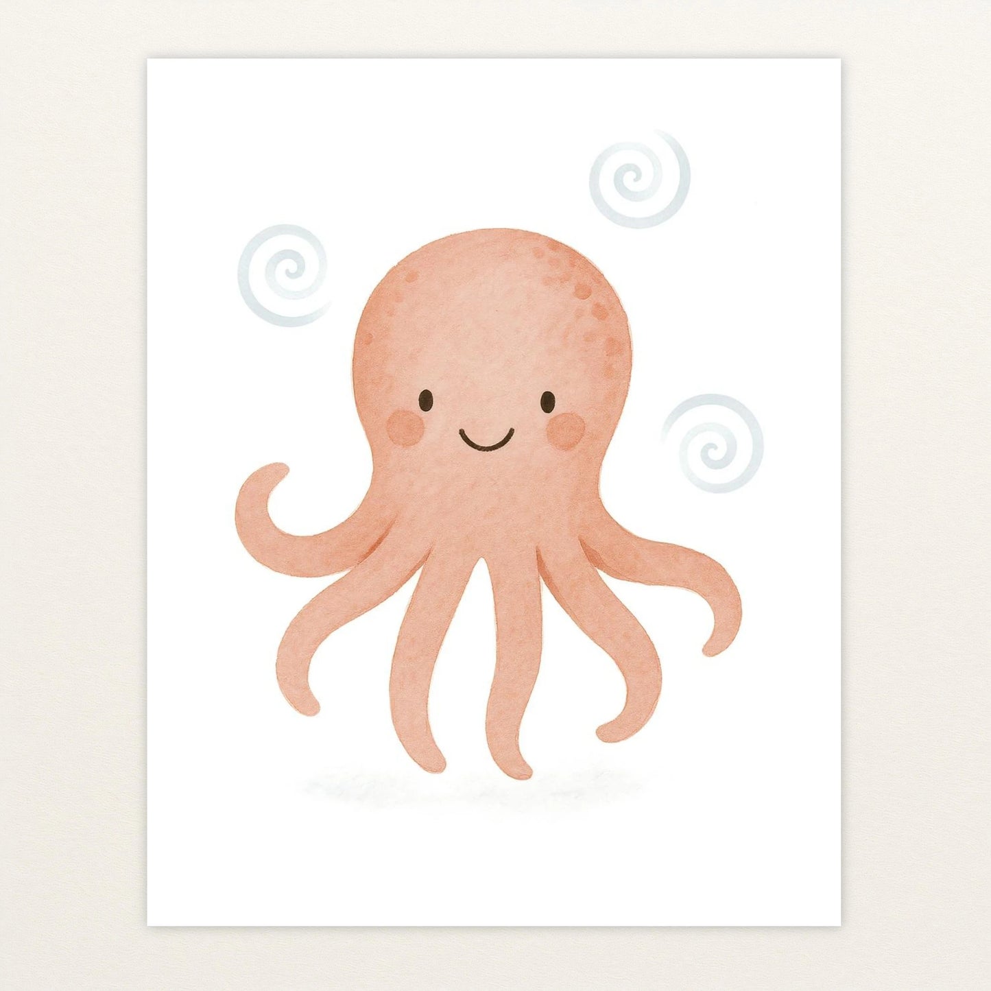 Tilli der Tintenfisch Poster von tinylearner