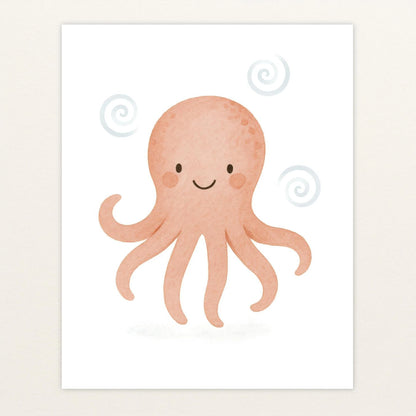 Tilli der Tintenfisch Poster von tinylearner