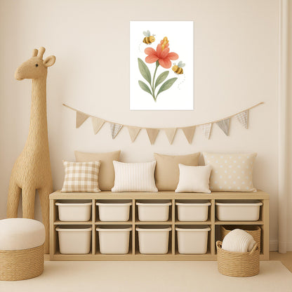 Bibi die Biene - Motiv: "Blume" Poster von tinylearner