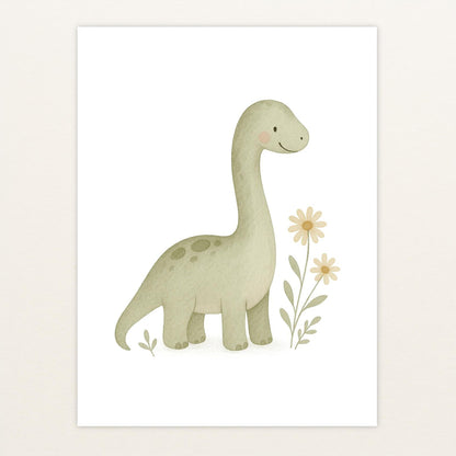 Dinosaurier Brachiosaurus Poster von tinylearner