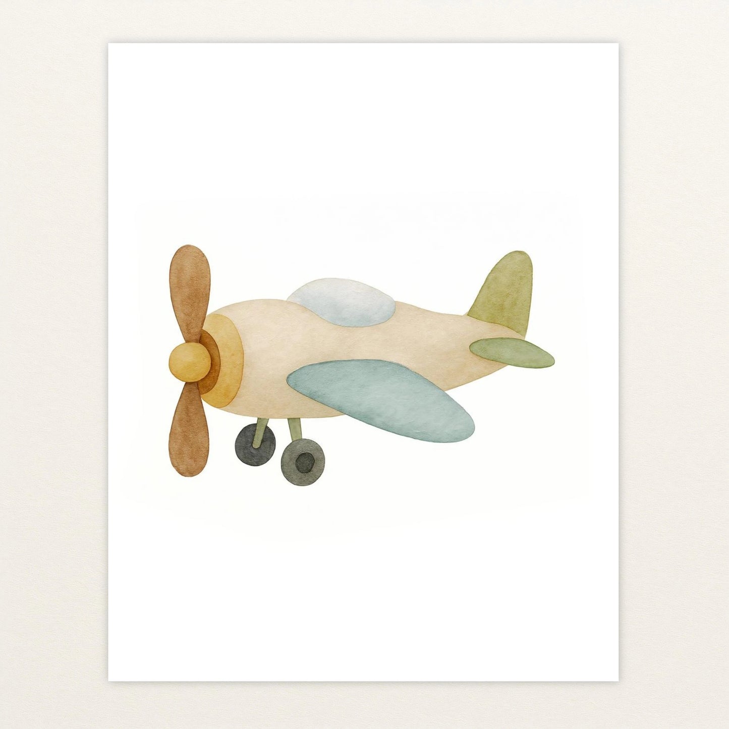 Propellerflugzeug Poster von tinylearner