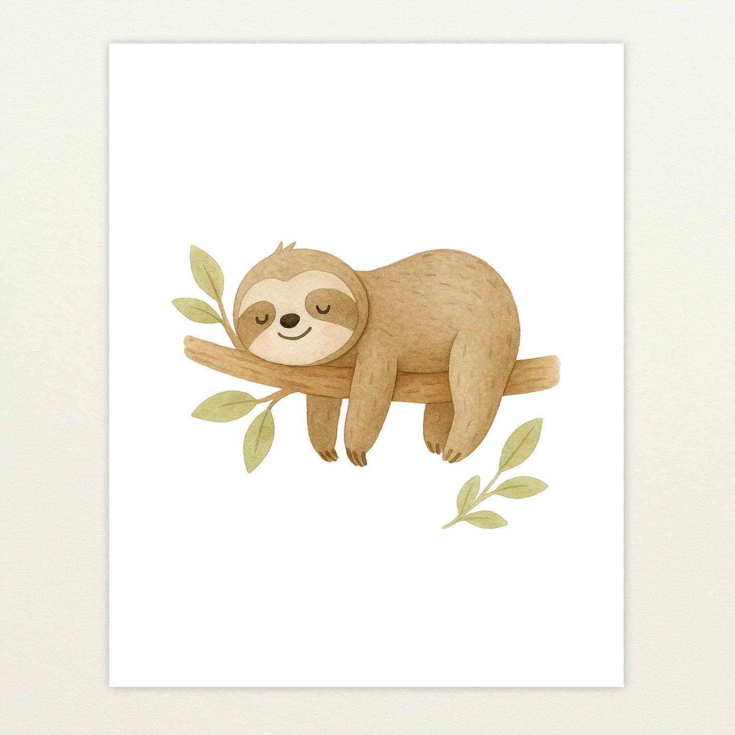 Fred das Faultier Poster von tinylearner