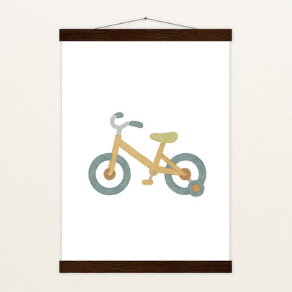 Fahrrad Poster mit Leisten von tinylearner