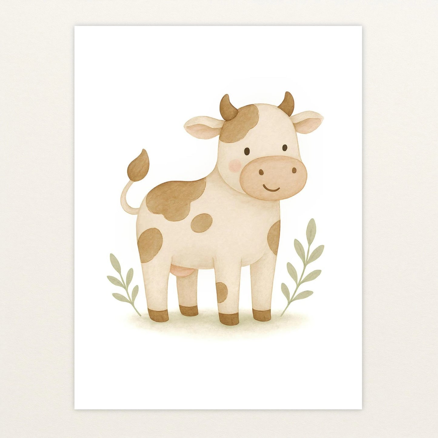 Klara die Kuh Poster von tinylearner