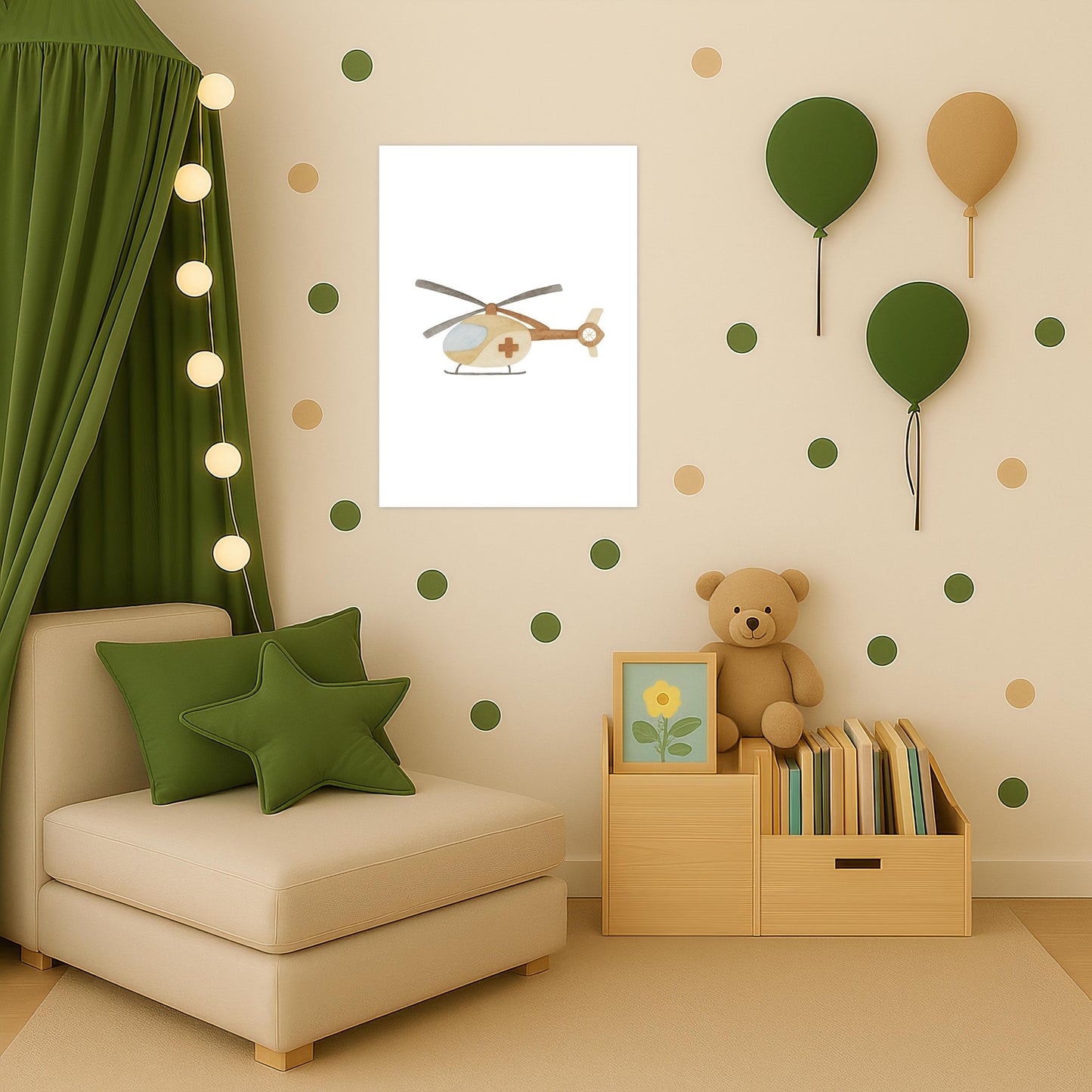 Rettungshubschrauber Poster von tinylearner