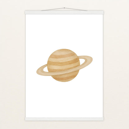 Saturn Poster mit Leisten von tinylearner