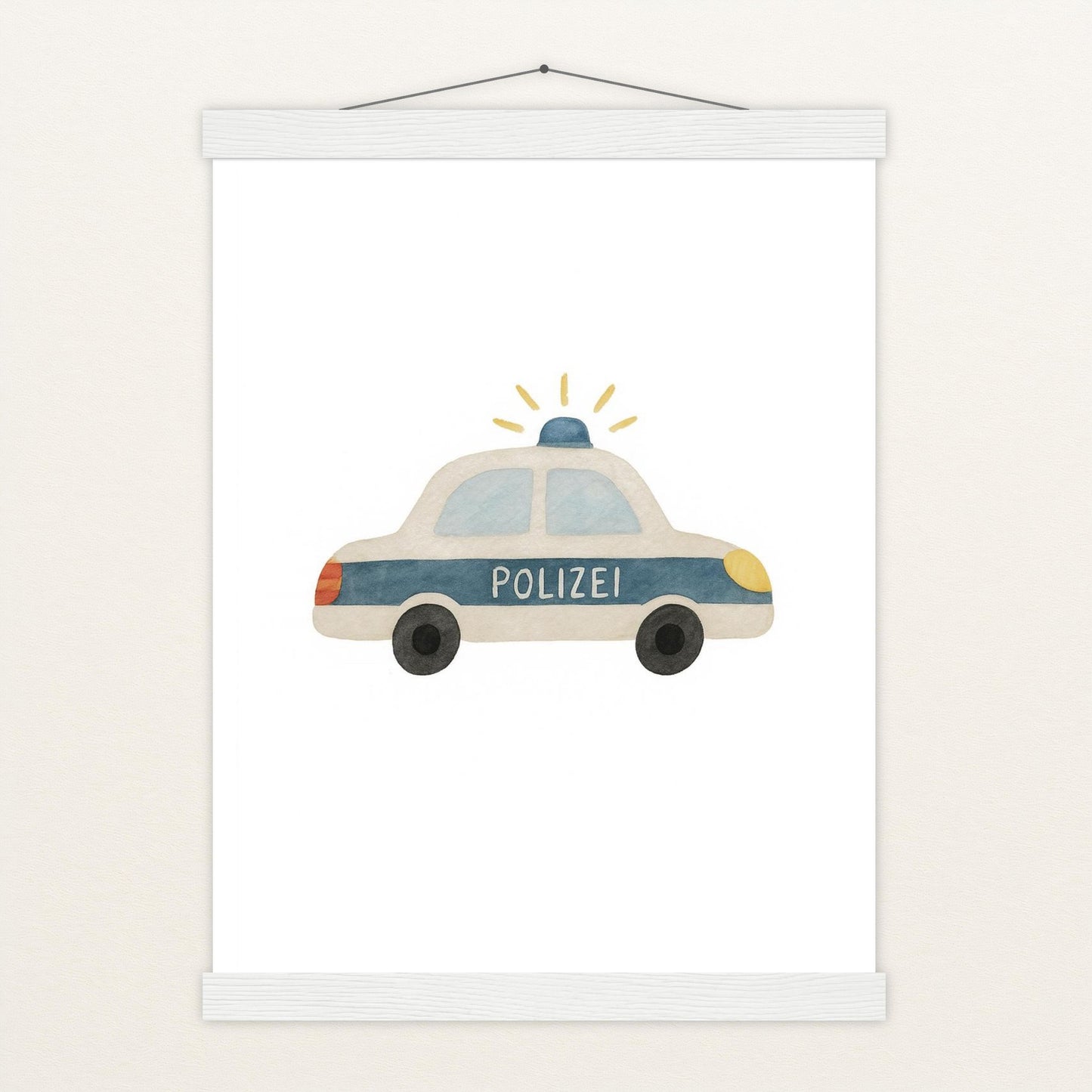 Polizei Poster mit Leisten von tinylearner