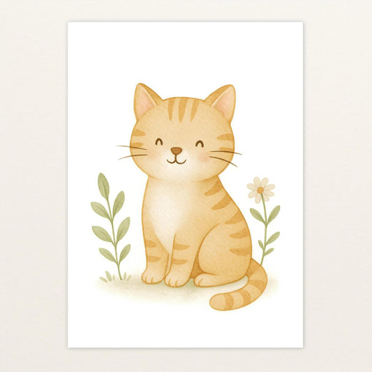 Kira die Katze Poster von tinylearner