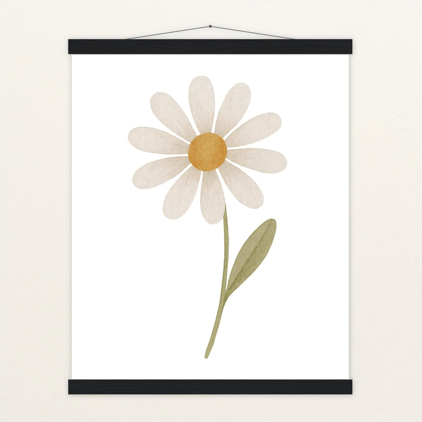 Gänseblümchen Poster mit Leisten von tinylearner