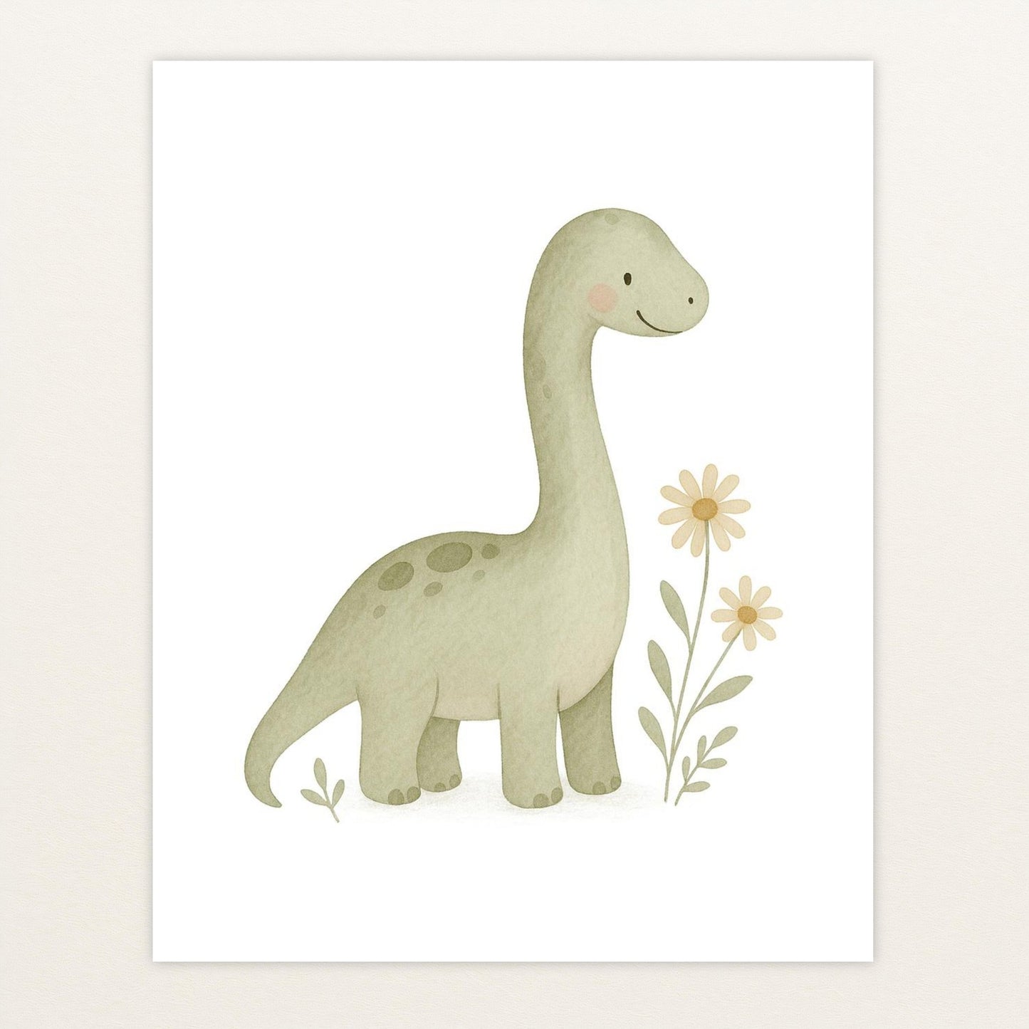 Dinosaurier Brachiosaurus Poster von tinylearner