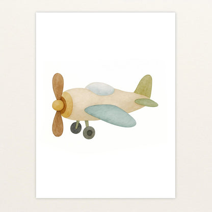Propellerflugzeug Poster von tinylearner