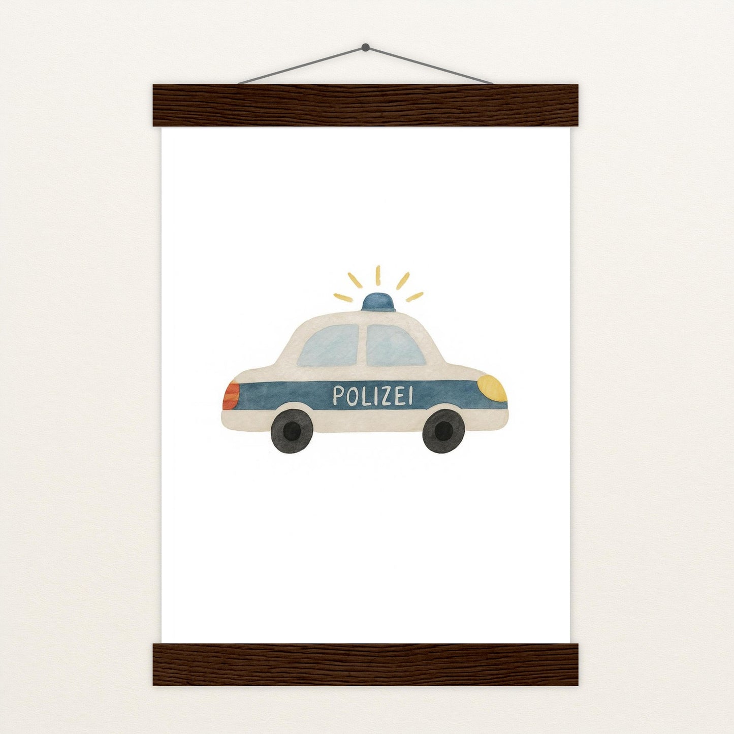 Polizei Poster mit Leisten von tinylearner