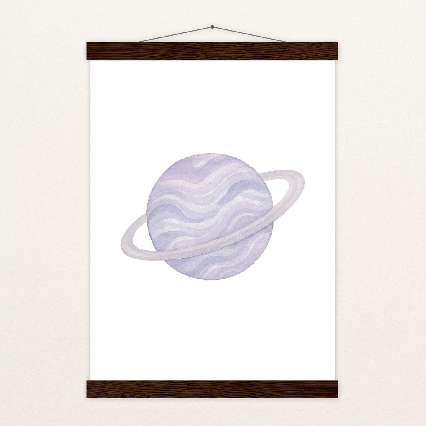 Planet Poster mit Leisten von tinylearner