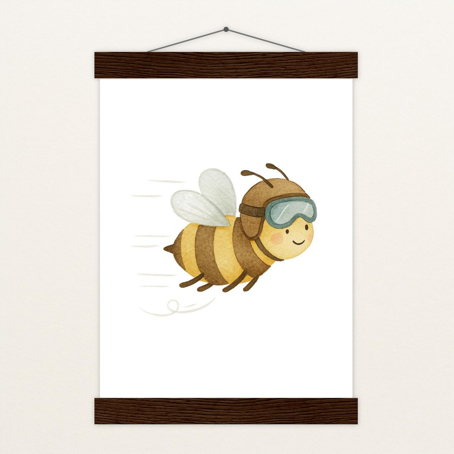 Bibi die Biene Poster mit Leisten von tinylearner