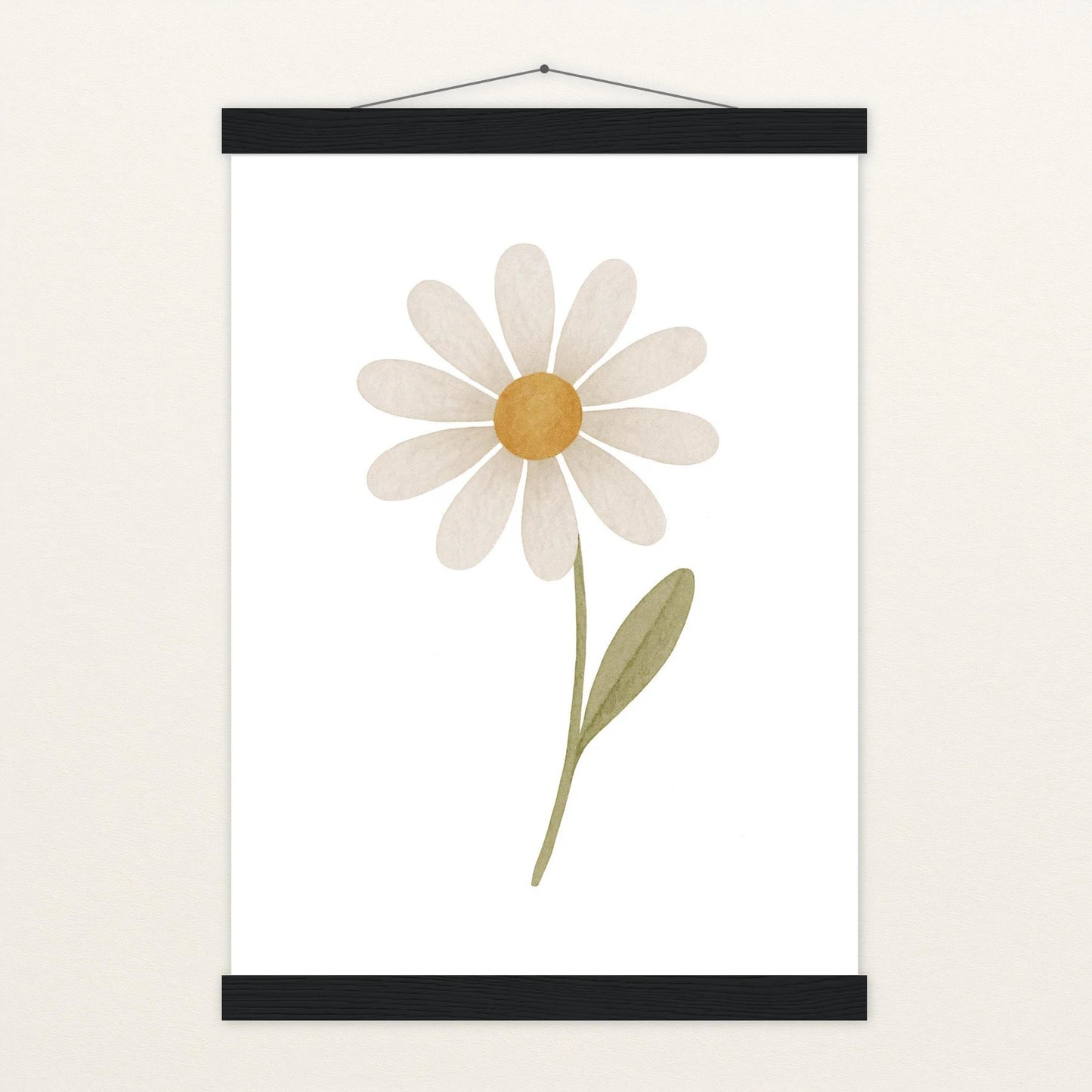 Gänseblümchen Poster mit Leisten von tinylearner