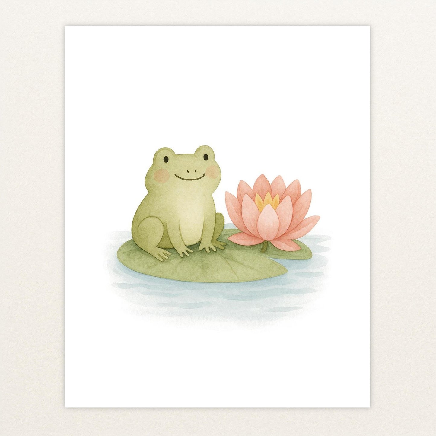 Flocke der Frosch Poster von tinylearner
