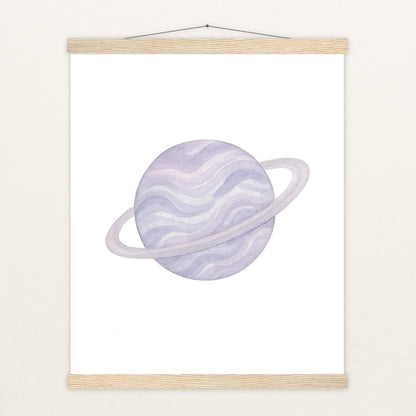 Planet Poster mit Leisten von tinylearner