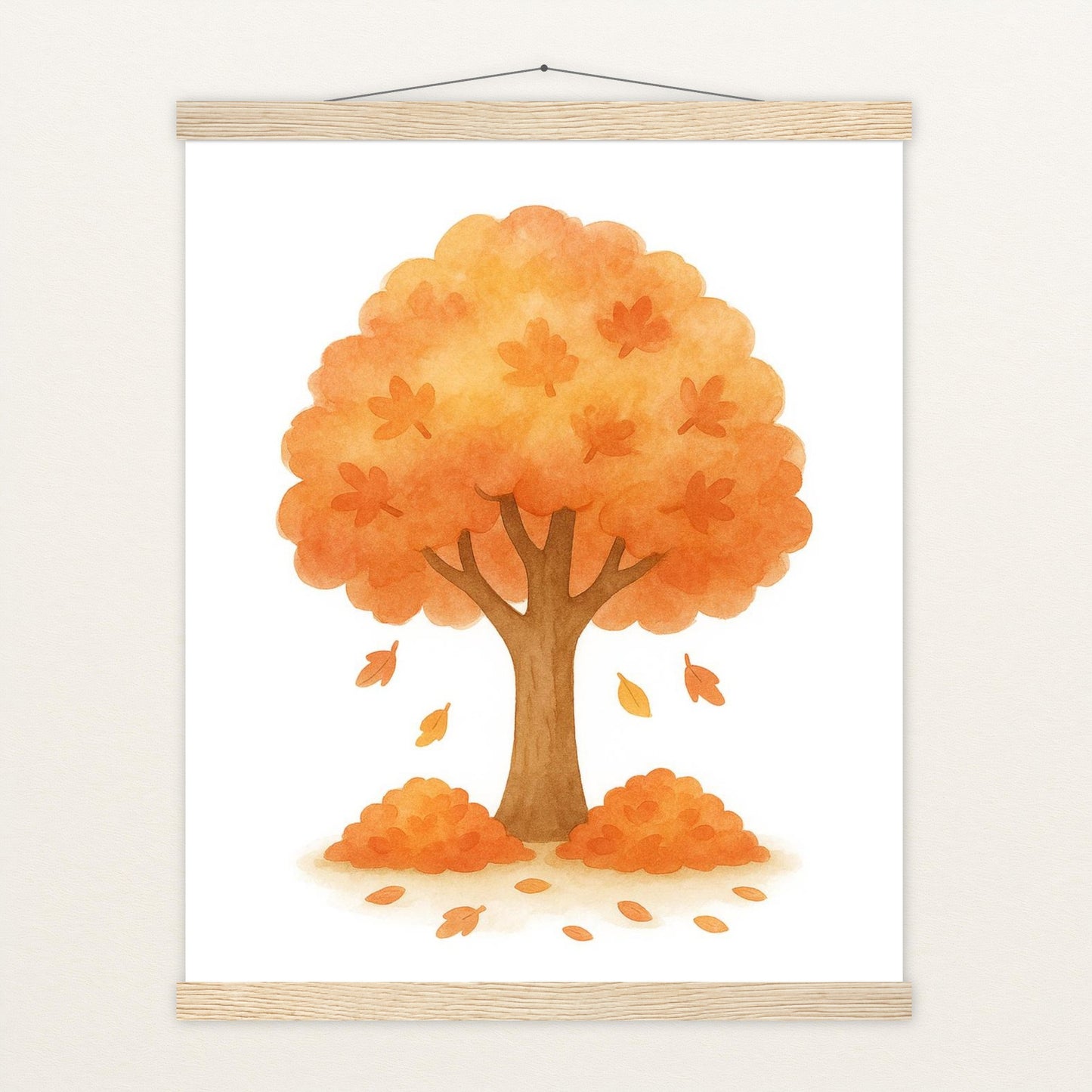 Ahornbaum Poster mit Leisten von tinylearner