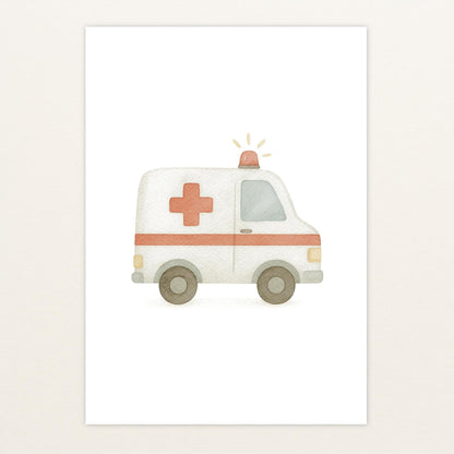 Krankenwagen Poster von tinylearner