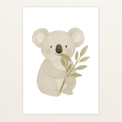 Kori der Koala - Motiv: "Eukalyptus" Poster von tinylearner