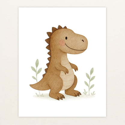 Dinosaurier T-Rex Poster von tinylearner