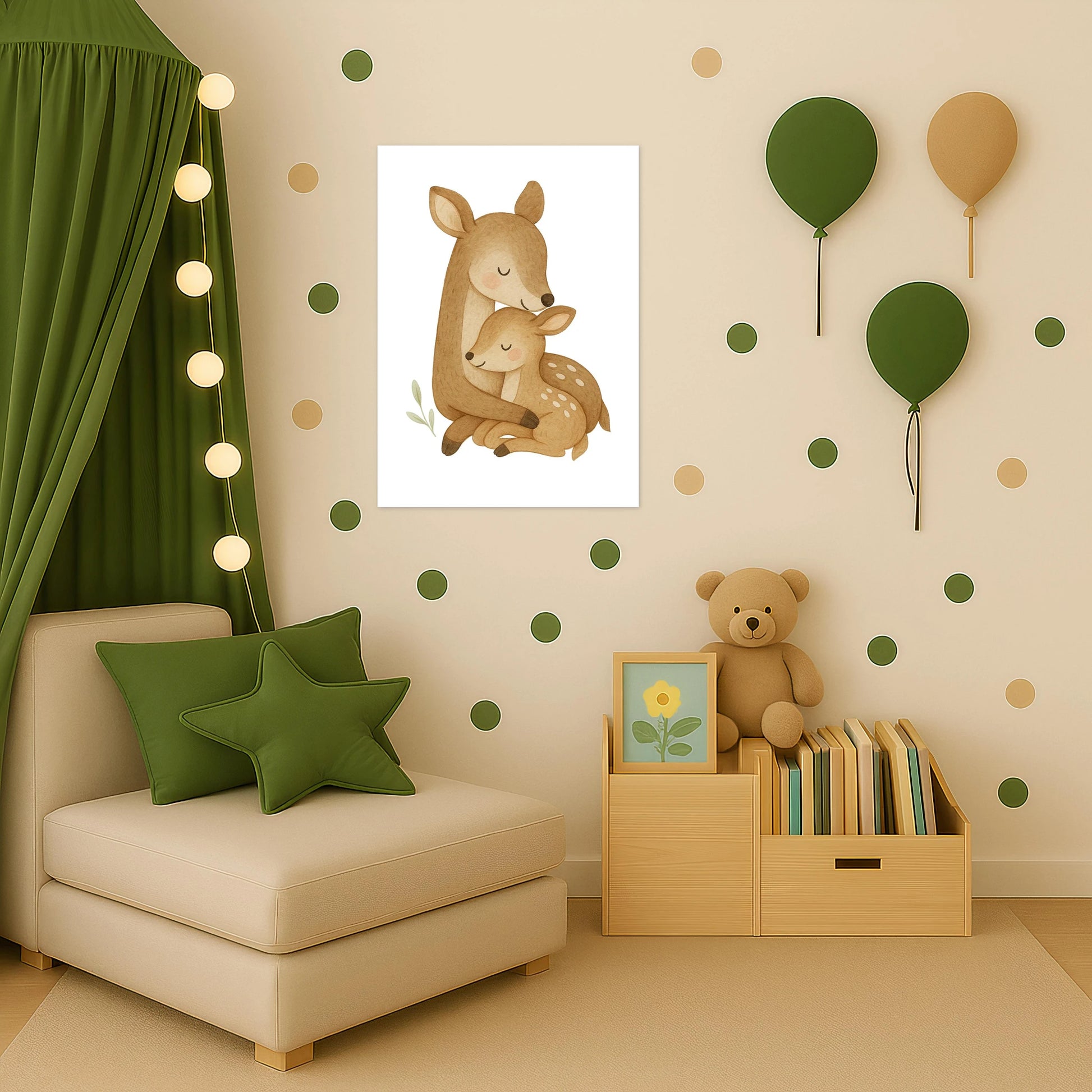 Ria das Reh - Motiv: "Kuscheln" Poster von tinylearner