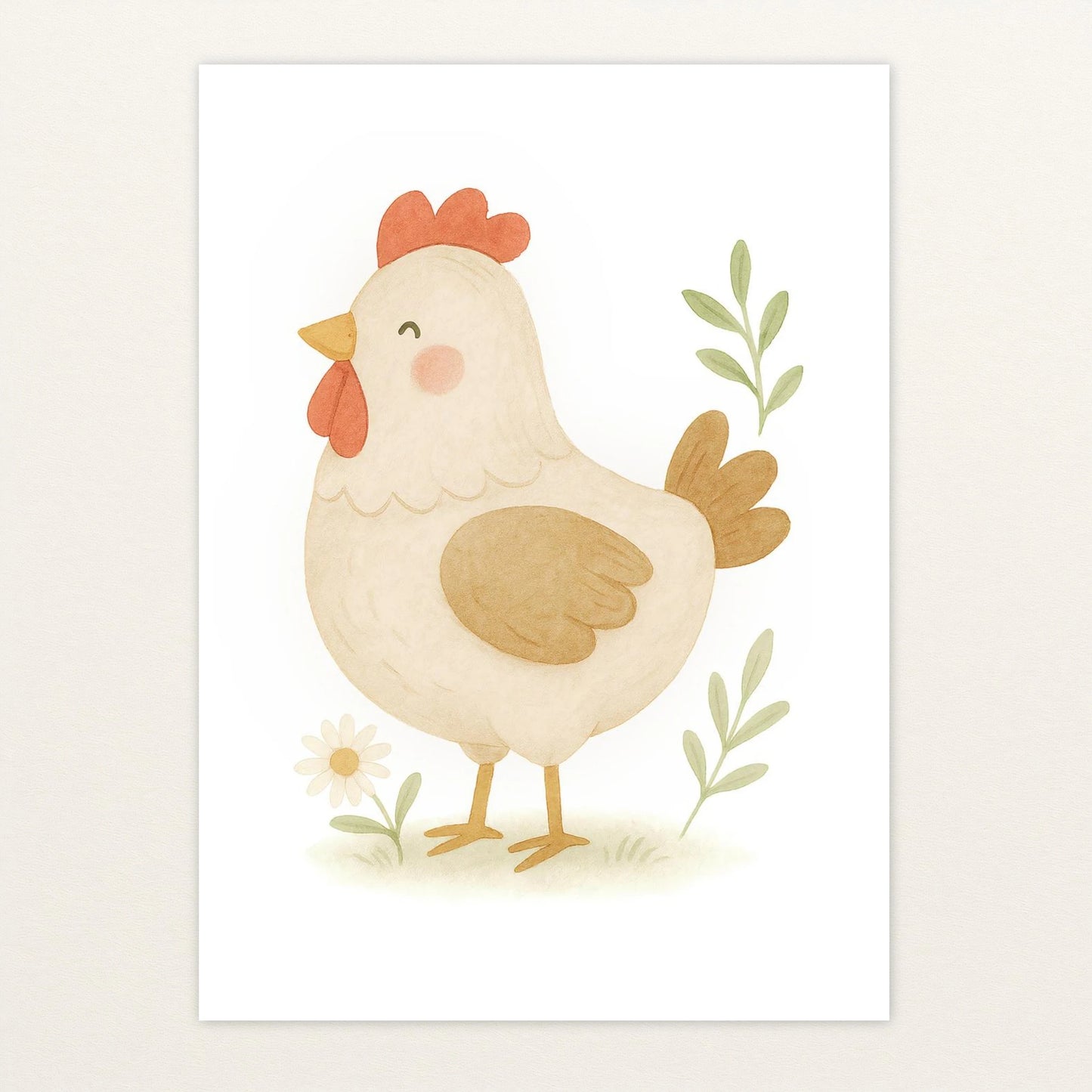 Hanni das Huhn Poster von tinylearner