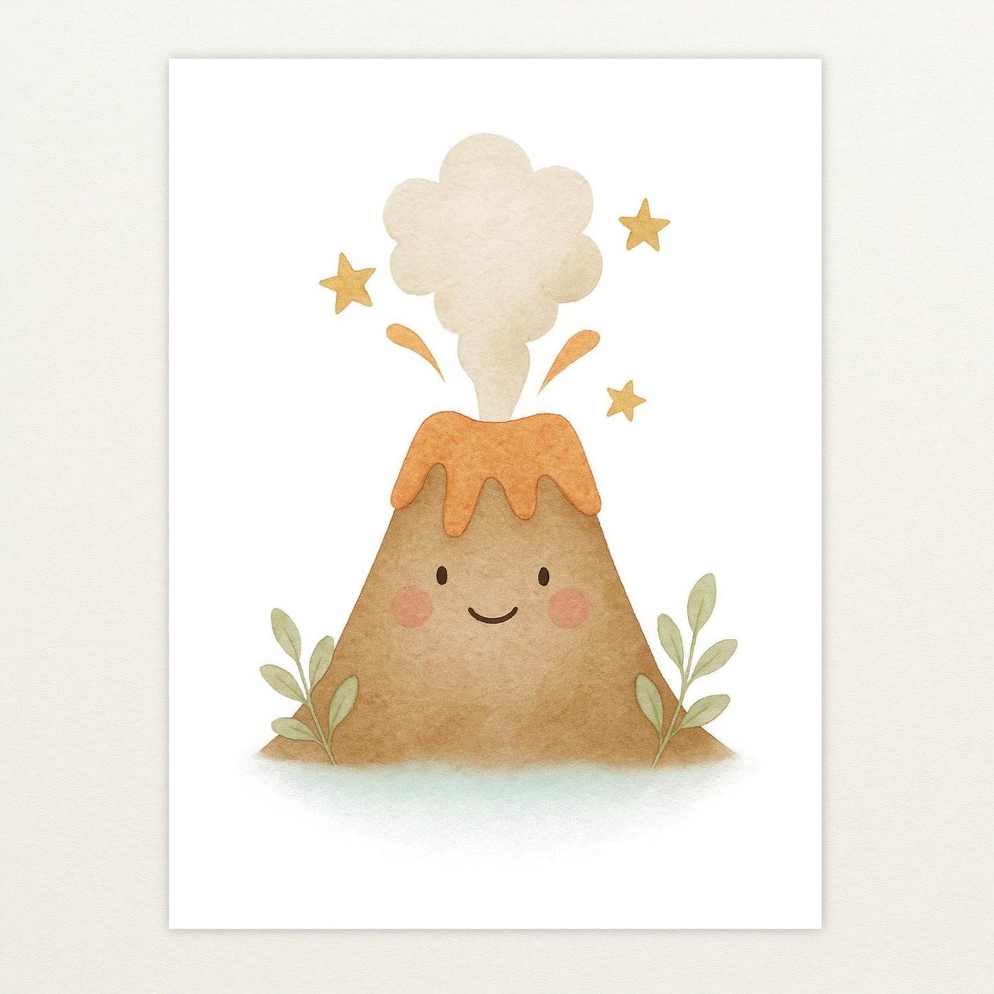 Vulkan Poster von tinylearner