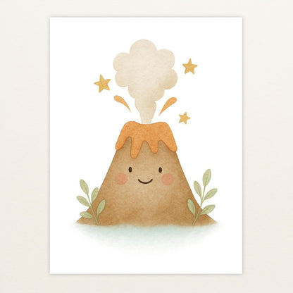 Vulkan Poster von tinylearner