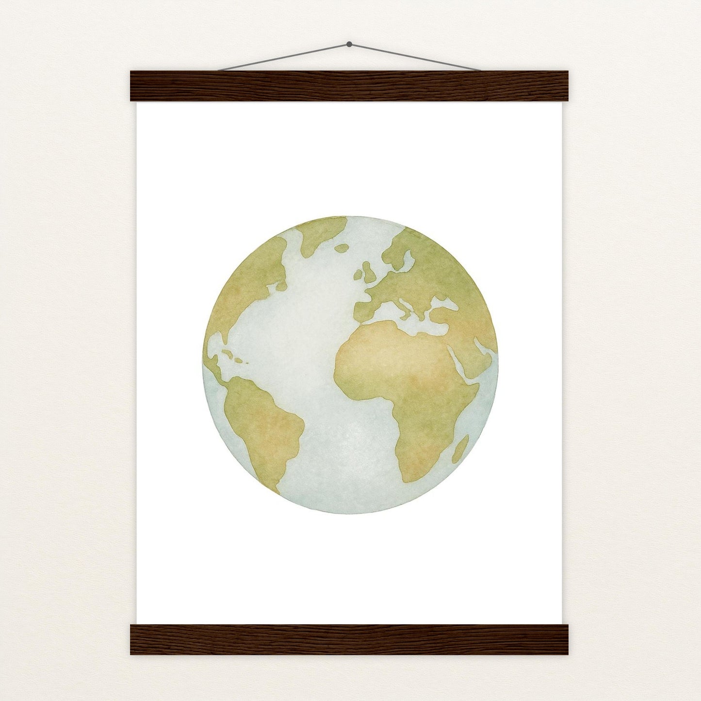 Erde Poster mit Leisten von tinylearner