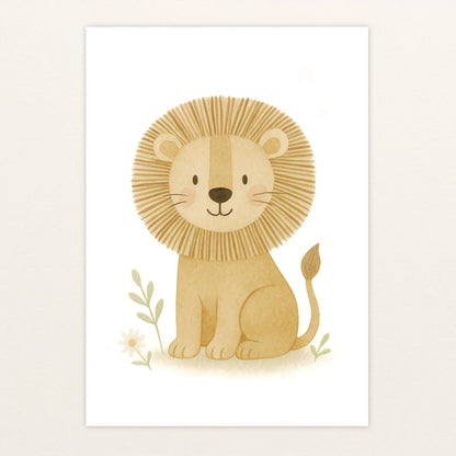 Leo der Löwe Poster von tinylearner