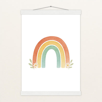 Regenbogen Poster mit Leisten von tinylearner