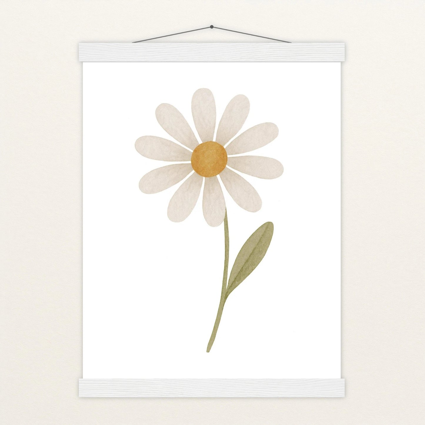 Gänseblümchen Poster mit Leisten von tinylearner