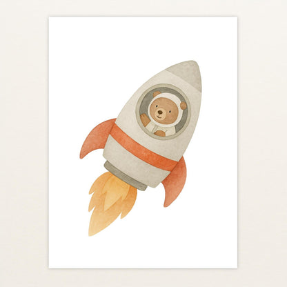Balu der Bär - Motiv: "Rakete" Poster von tinylearner