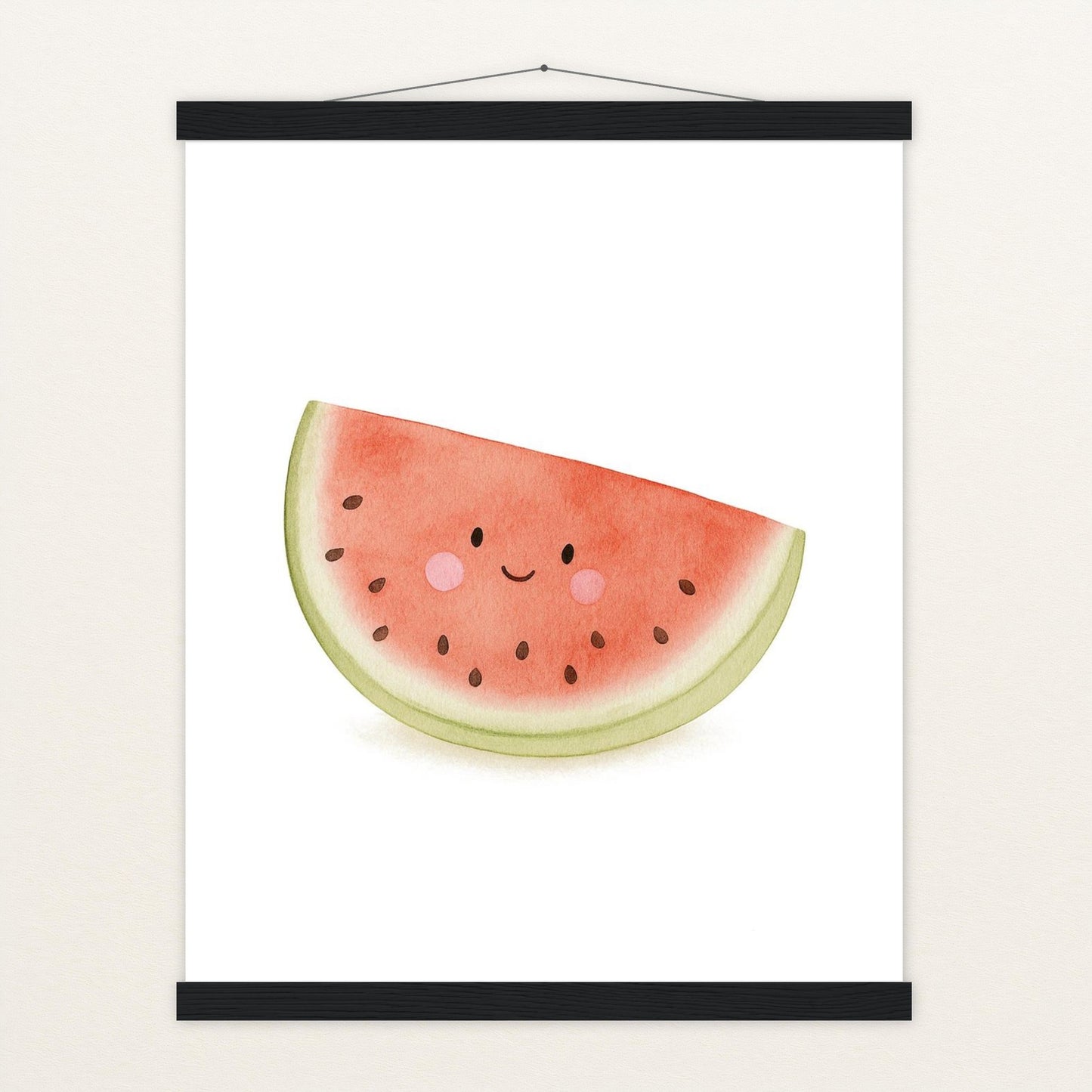 Obst: Melone Poster mit Leisten von tinylearner