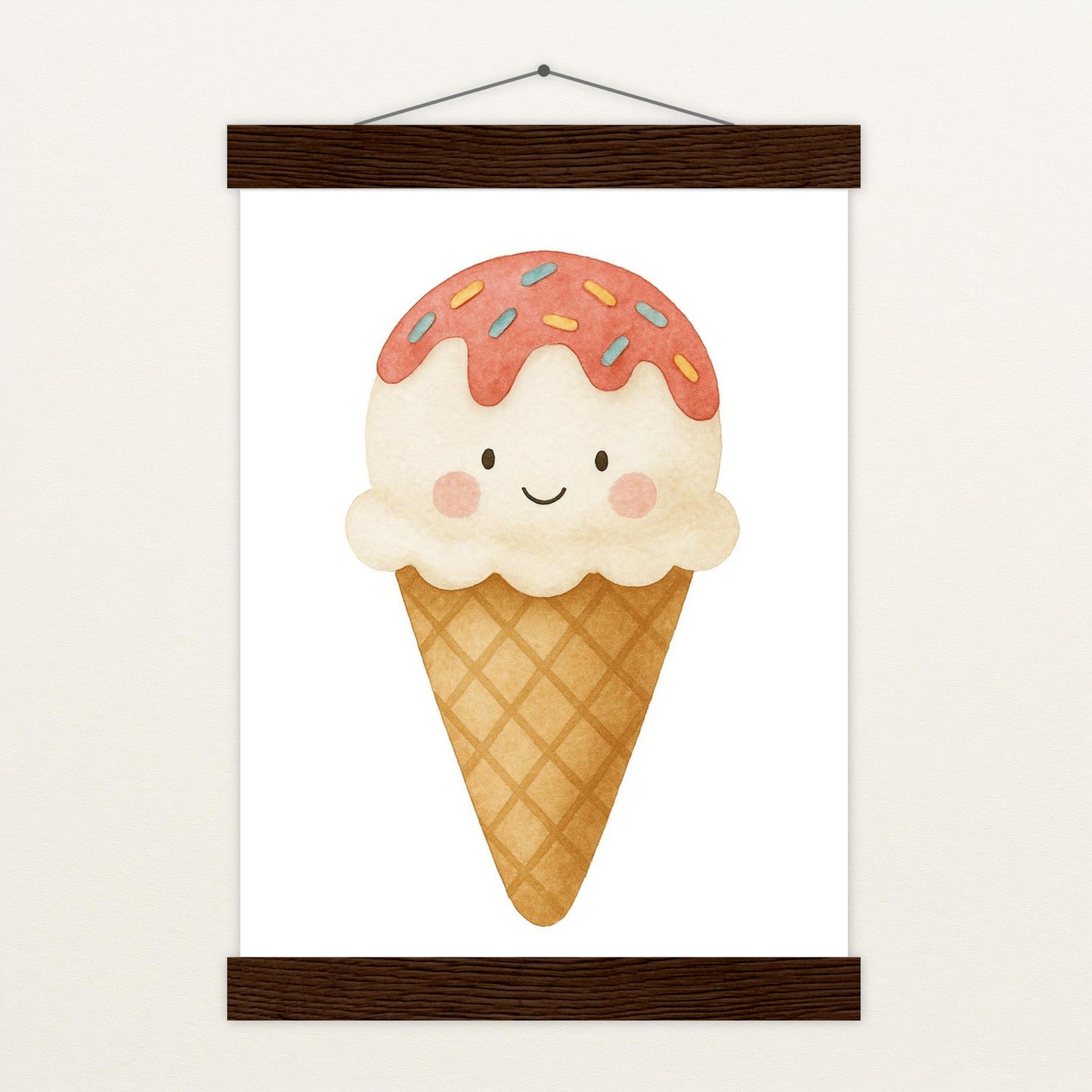 Süßes: Eiscreme Poster mit Leisten von tinylearner