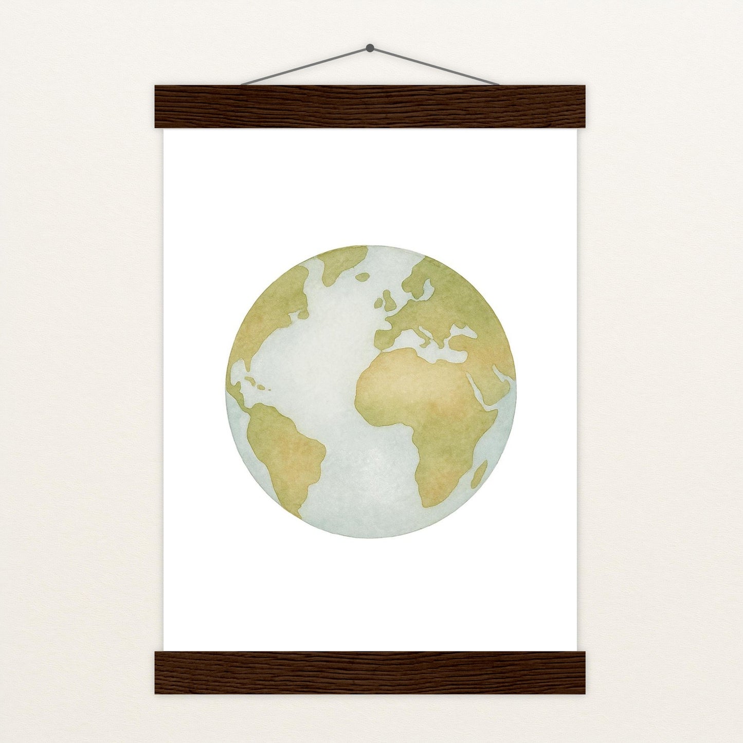 Erde Poster mit Leisten von tinylearner