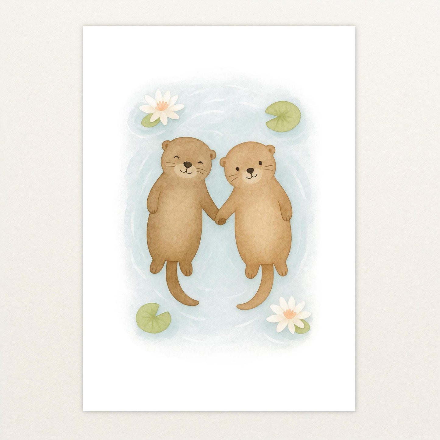 Otti der Otter Poster von tinylearner