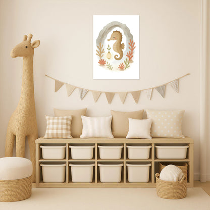 Suri das Seepferdchen - Motiv: "Höhle" Poster von tinylearner