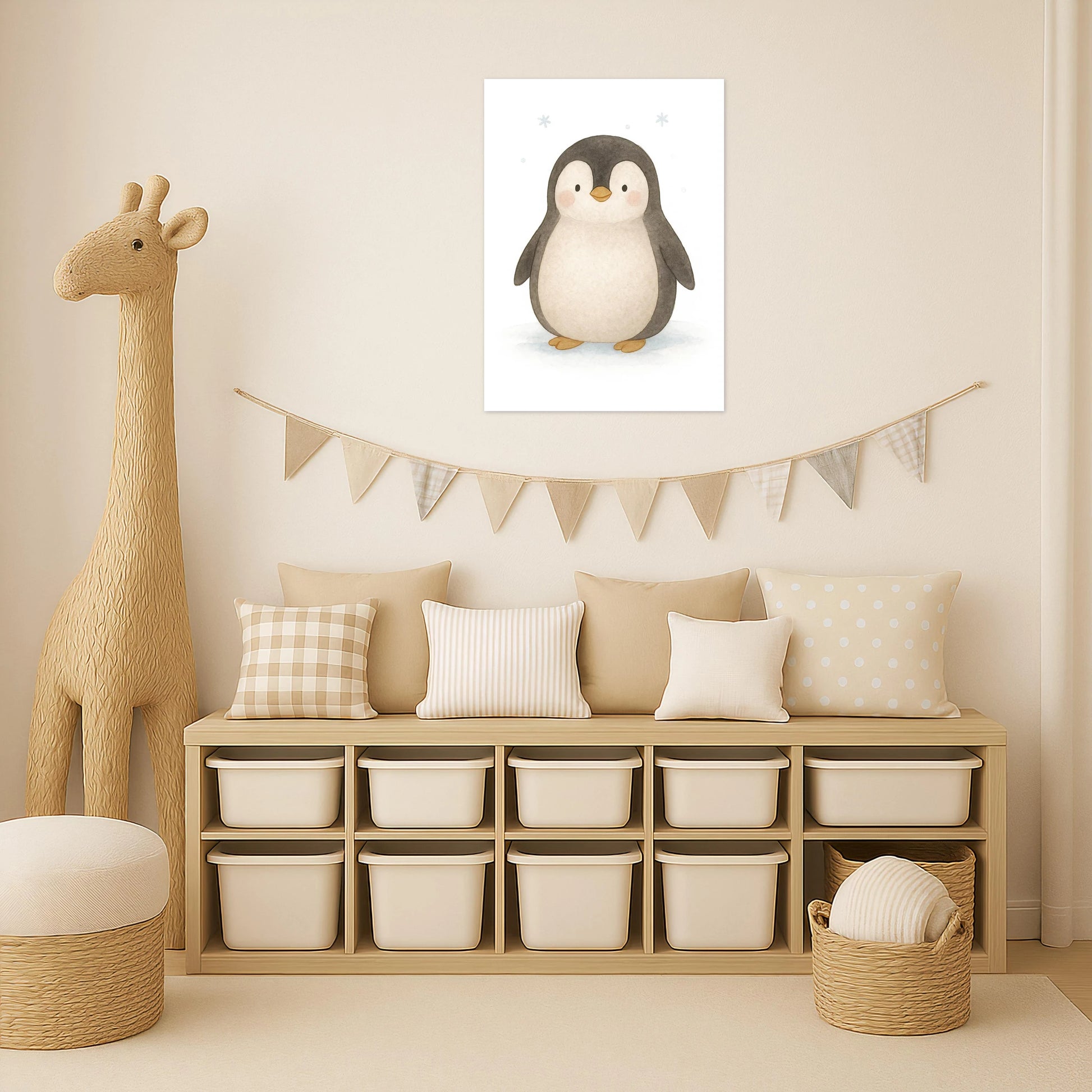 Pia der Pinguin Poster von tinylearner
