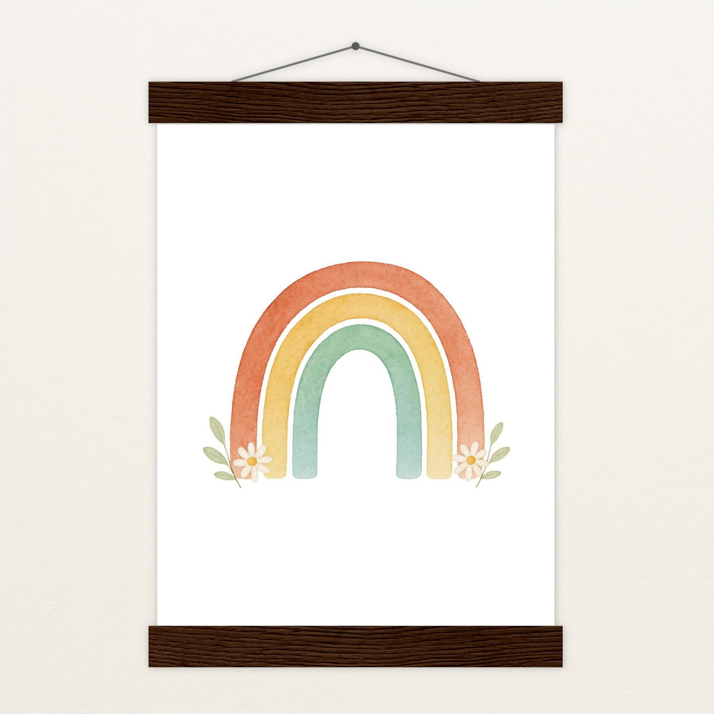 Regenbogen Poster mit Leisten von tinylearner