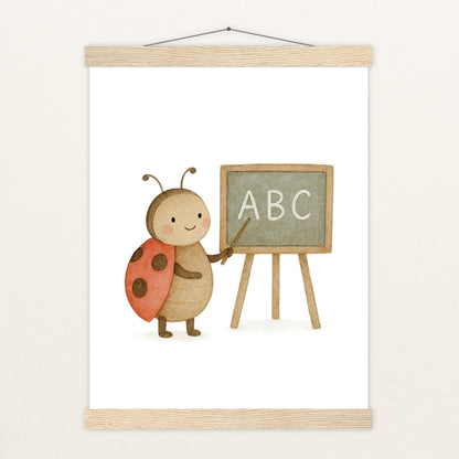 Marie der Marienenkäfer - Lehrer Poster mit Leisten von tinylearner