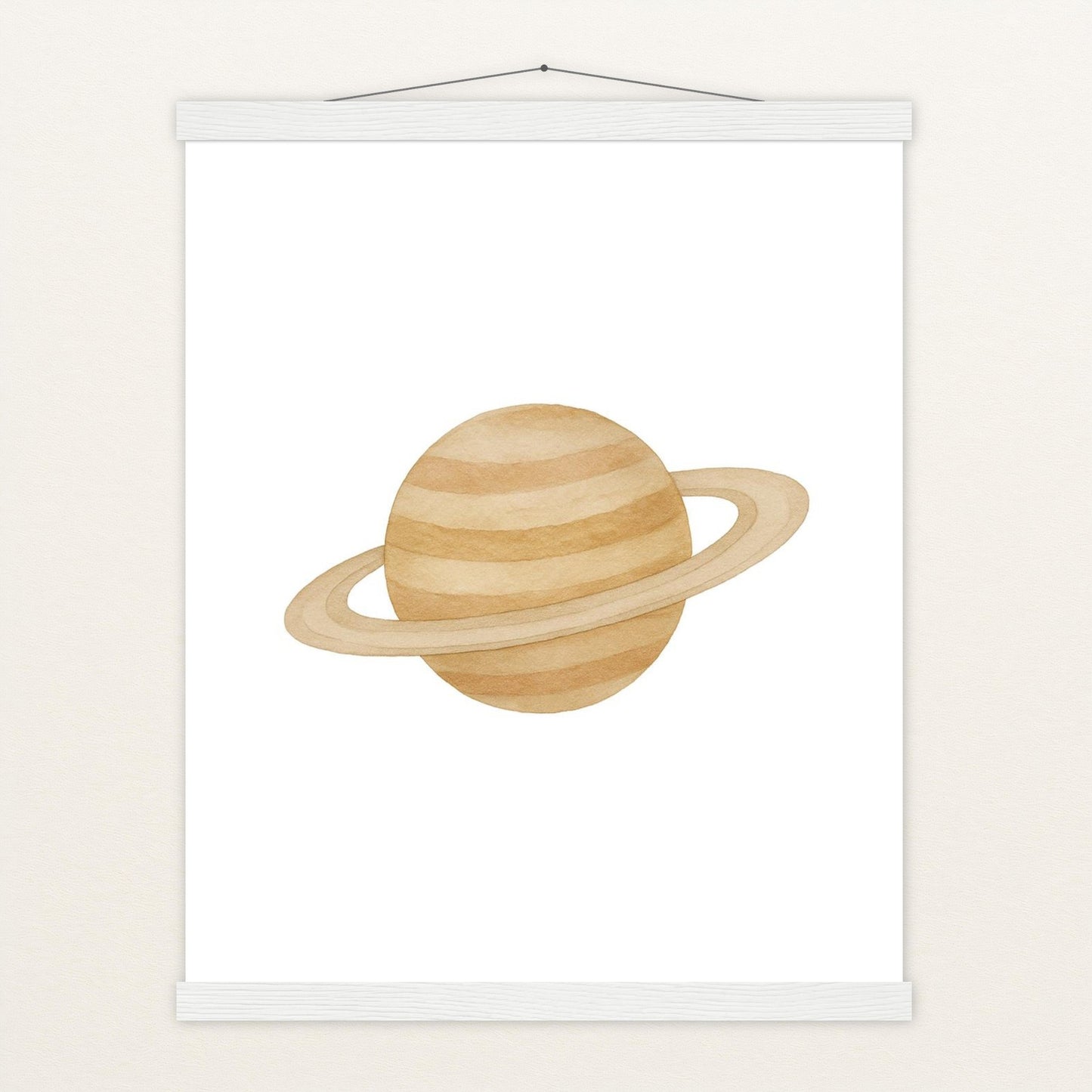 Saturn Poster mit Leisten von tinylearner