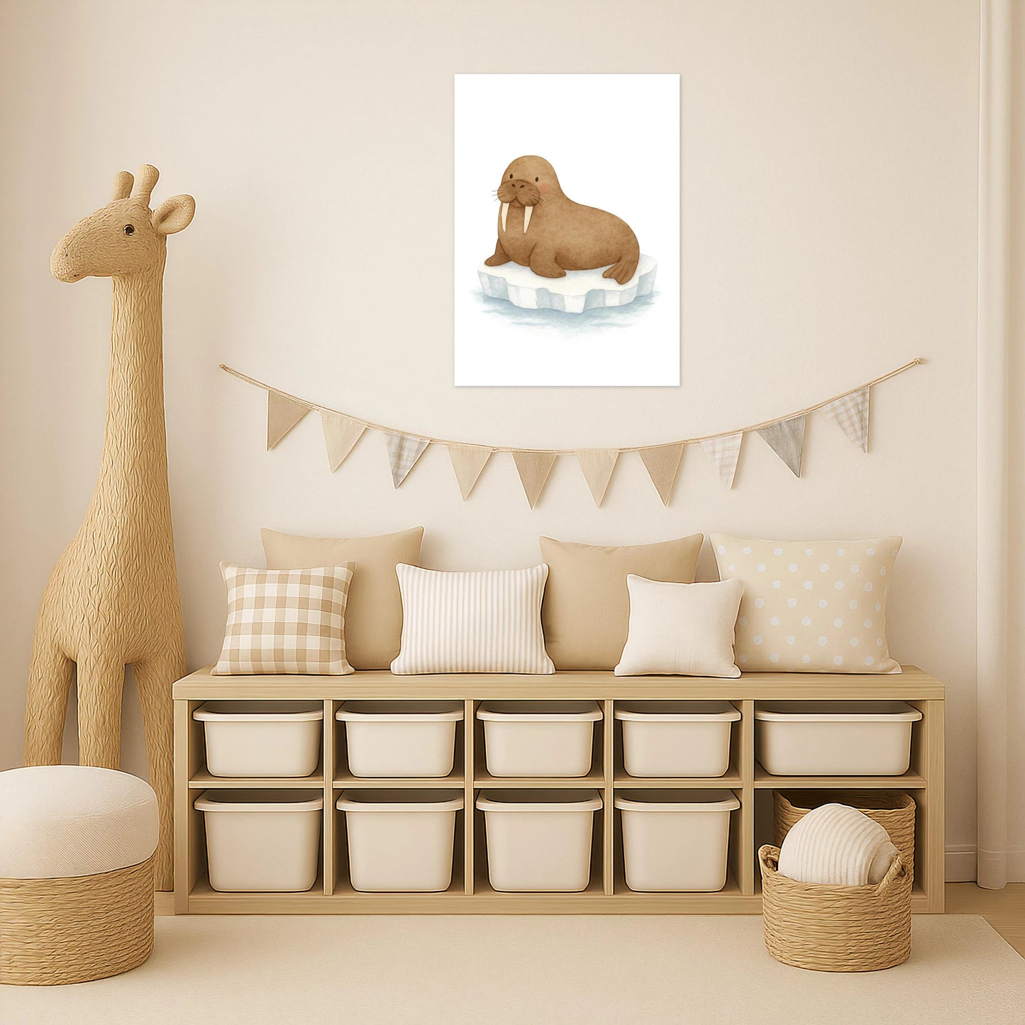 Wally das Walross Poster von tinylearner