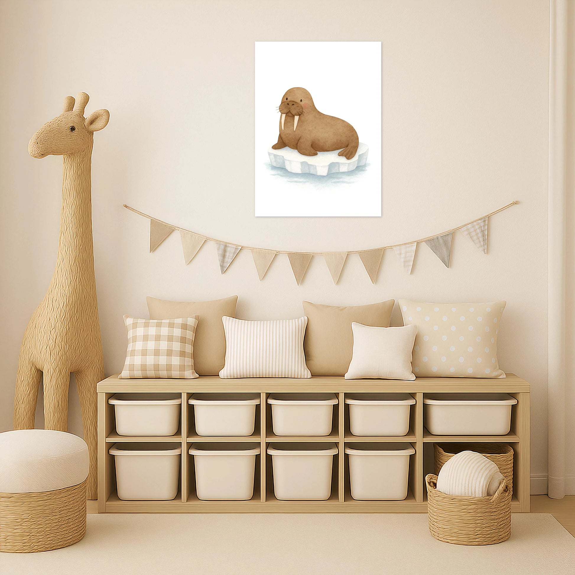 Wally das Walross Poster von tinylearner