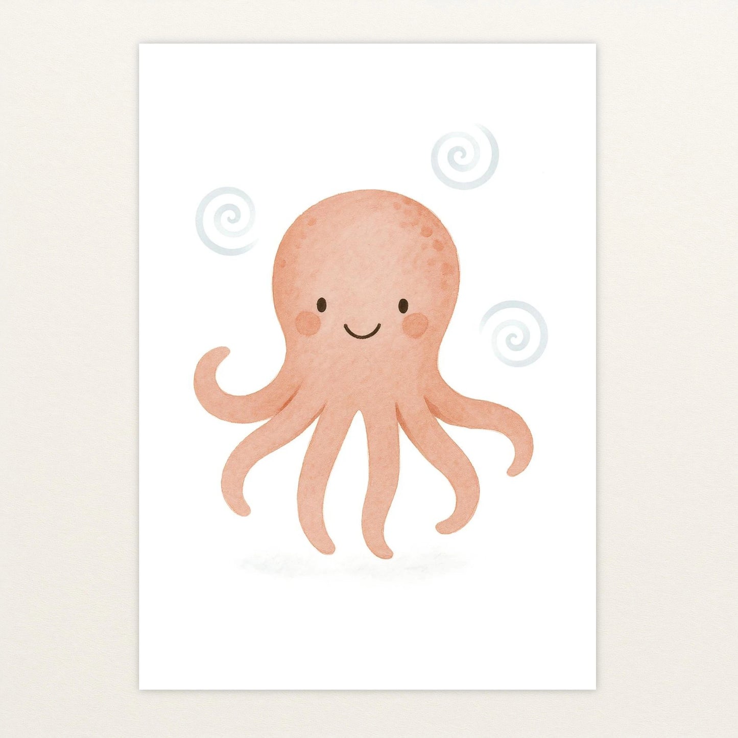 Tilli der Tintenfisch Poster von tinylearner